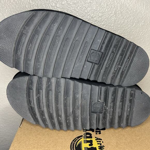 Dr. Martens Blaire Quad Platform Black Hydro Leather Sandals Women’s size 10 - Picture 13 of 15